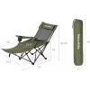 Кресло складное Naturehike CNK2550JJ023 Nightfall T05, сталь, оливкове (6977465865588) изображение 2