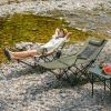 Кресло складное Naturehike CNK2550JJ023 Nightfall T05, сталь, оливкове (6977465865588) изображение 6