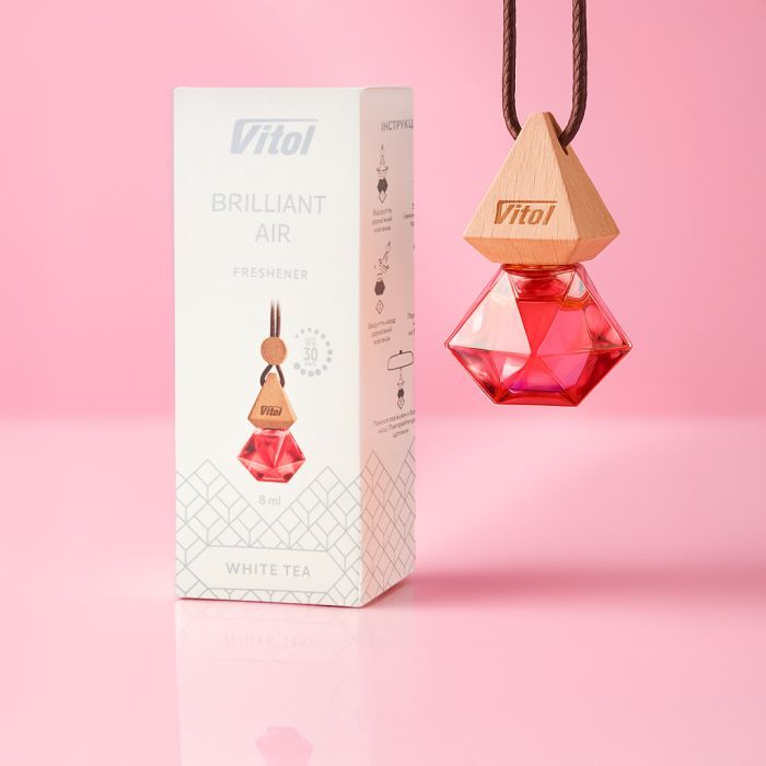 Ароматизатор для автомобіля VITOL Air WhiteTea 8мл (VBA06) зображення 2