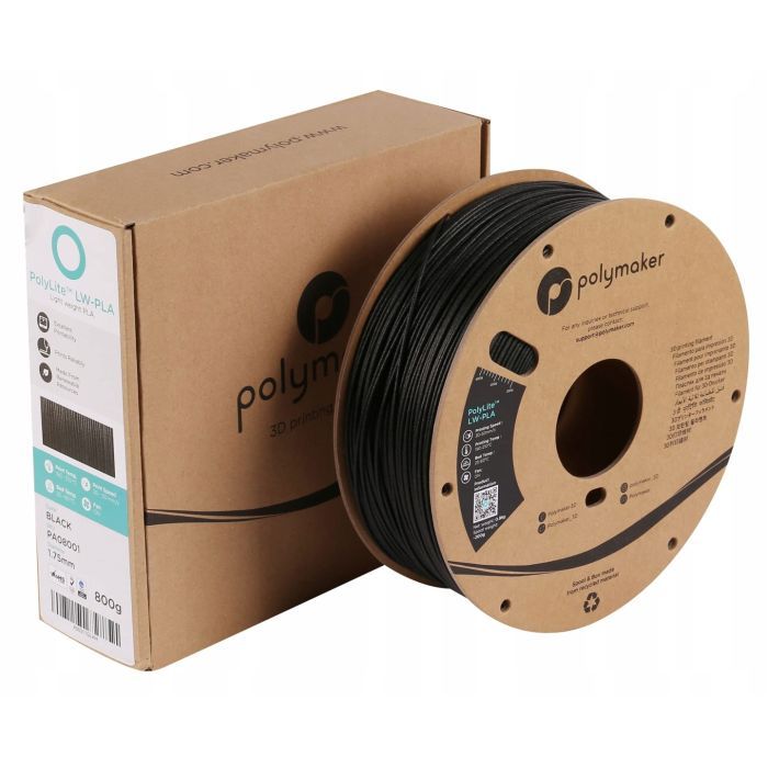Пластик для 3D-принтера Polymaker PLA POLYLITE LW 1.75 mm 0,8kg WHITE (PA08002) зображення 4