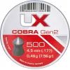 Пульки Umarex Cobra Gen2 4,5 мм 0,49 г 500 шт (4.1927)