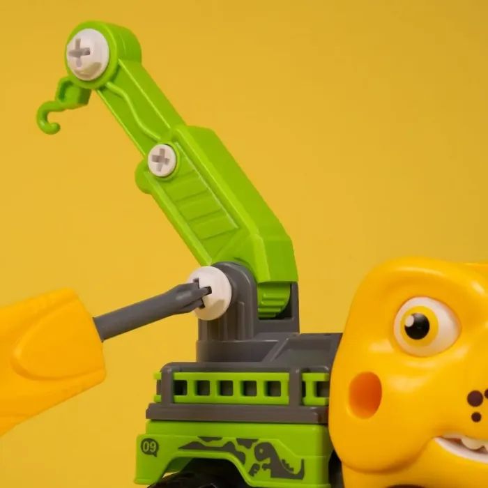 Конструктор Otamanko Машинка-конструктор Тиранозавр кран Желтый/зеленый (OTA-121TR) изображение 3
