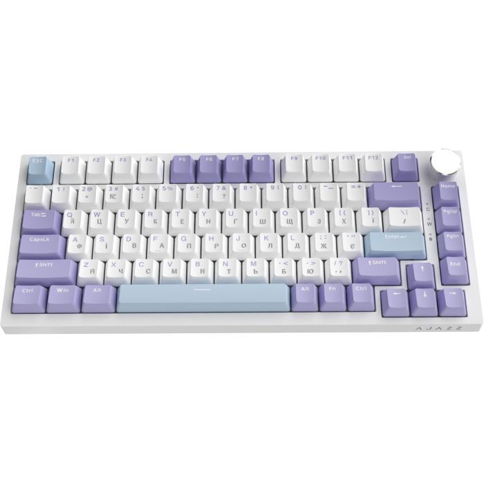 Клавіатура Ajazz AK820 Sea Salt Switch RGB USB-C UA White (AK820-SS-PWB) зображення 2