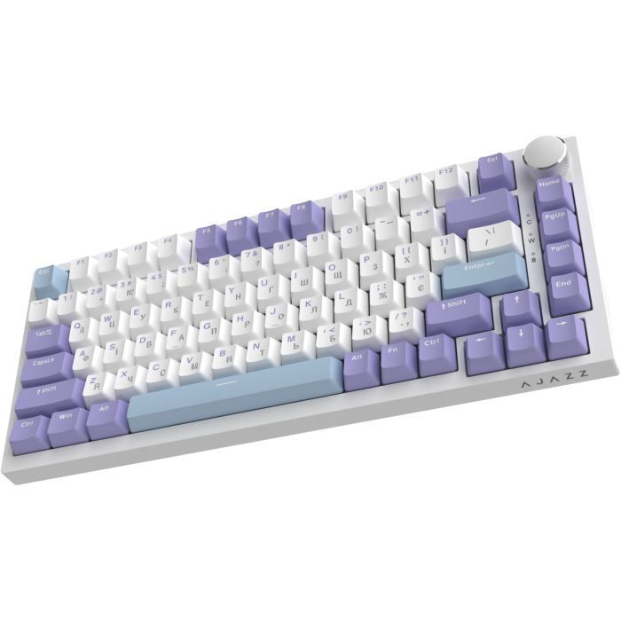 Клавіатура Ajazz AK820 Sea Salt Switch RGB USB-C UA White (AK820-SS-PWB) зображення 3