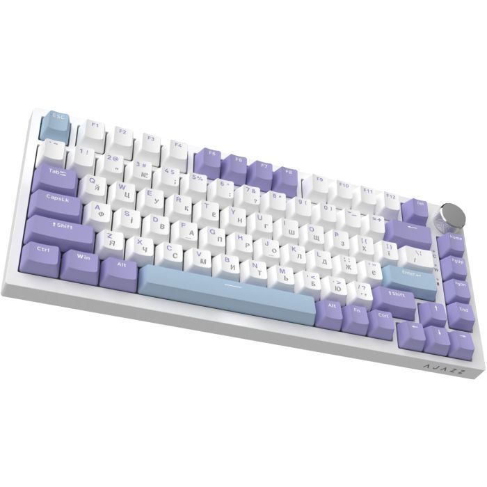 Клавіатура Ajazz AK820 Sea Salt Switch RGB USB-C UA White (AK820-SS-PWB) зображення 4