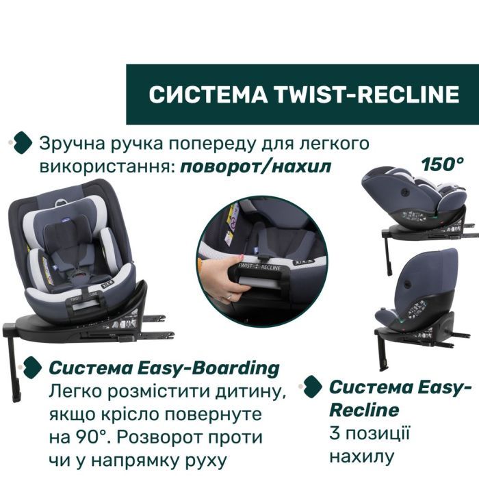 Автокресло Chicco Everone i-Size група 0+/1/2/3 (87148.18) изображение 5