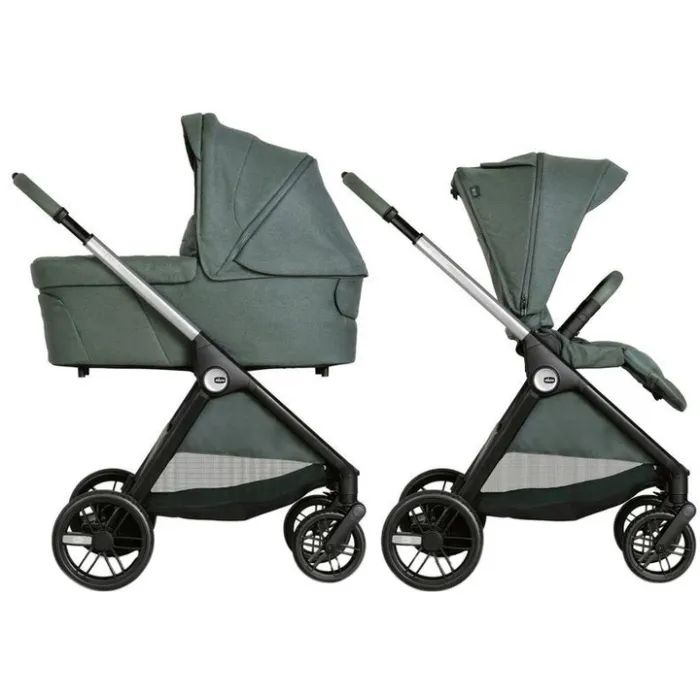 Коляска Chicco 2 в 1 Bellagio 2 Сіра (2900990903245) (87183.45.01)