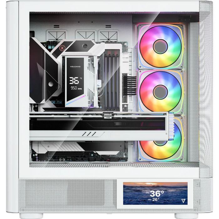 Корпус для ПК Modecom VOLCANO AQ400 ARGB LCD 6,2 (MC-A-AQ400-4FA-W) изображение 10