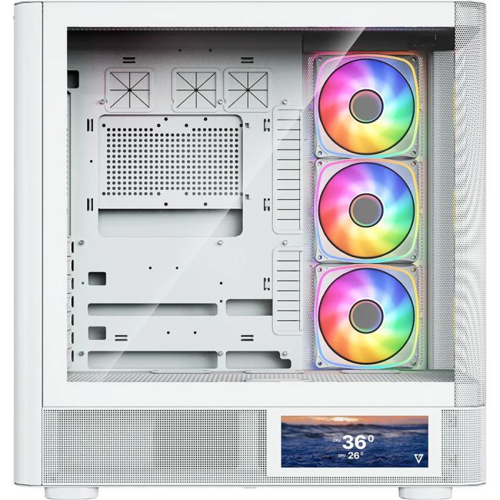 Корпус для ПК Modecom VOLCANO AQ400 ARGB LCD 6,2 (MC-A-AQ400-4FA-W) изображение 11