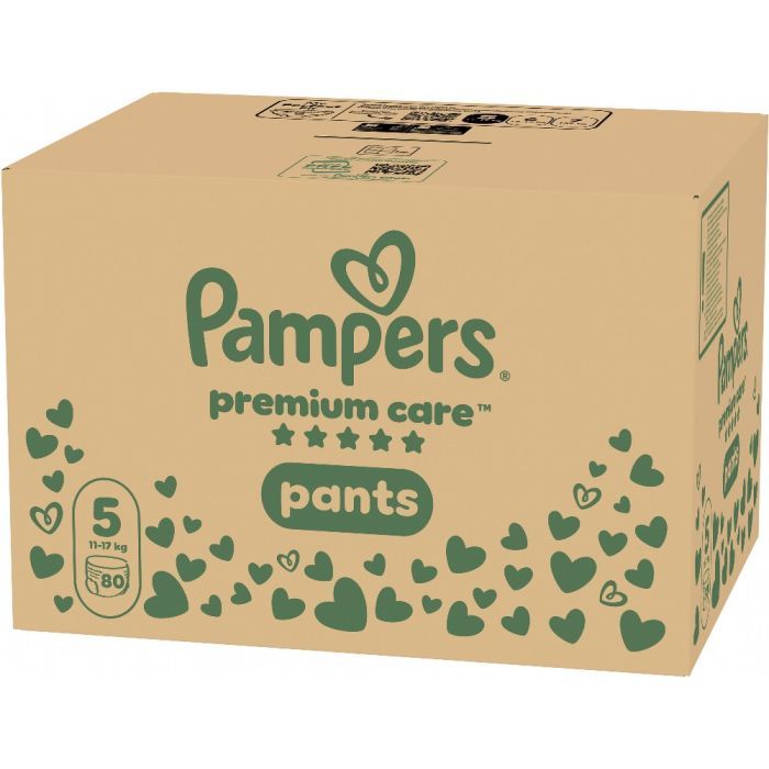 Подгузники Pampers Premium Care Pants Розмір 5 (11-17 кг) 80 шт (8006530320153) изображение 2