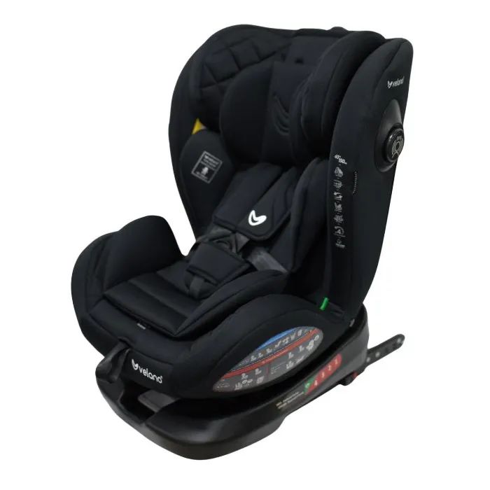 Автокресло Velano Aura 360° i-Size 40150 см, ISOFIX, black (48415) изображение 3