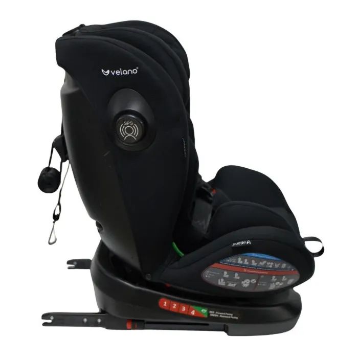 Автокресло Velano Aura 360° i-Size 40150 см, ISOFIX, black (48415) изображение 4