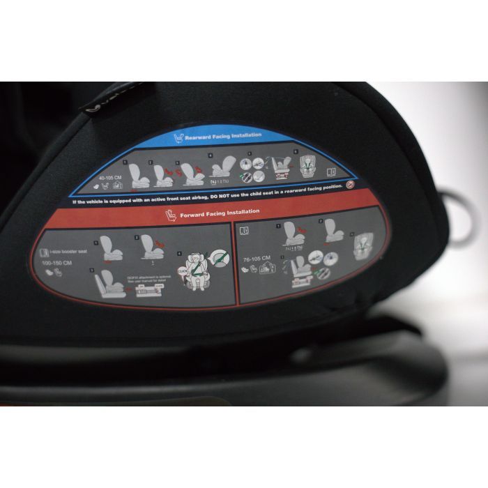 Автокресло Velano Aura 360° i-Size 40150 см, ISOFIX, black (48415) изображение 5