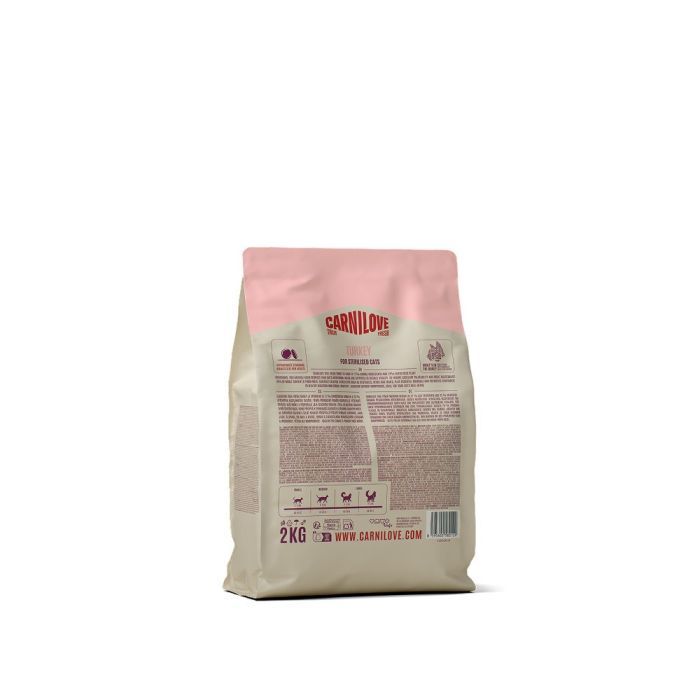 Сухой корм для кошек Carnilove True Fresh Turkey Sterilised 2 кг (8595602582129) изображение 2