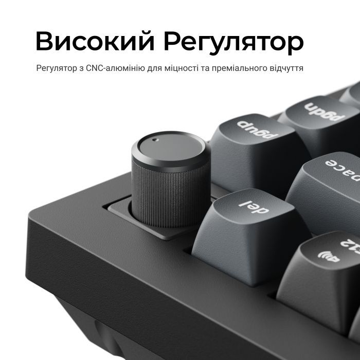 Клавіатура Keychron V1 Ultra Keychron Red Switch RGB UA Black (V1U-D1-UA) зображення 15