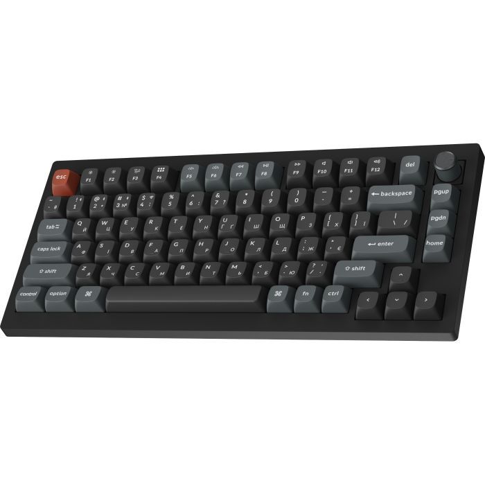 Клавіатура Keychron V1 Ultra Keychron Red Switch RGB UA Black (V1U-D1-UA) зображення 4