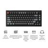 Клавіатура Keychron V1 Ultra Keychron Red Switch RGB UA Black (V1U-D1-UA) зображення 8