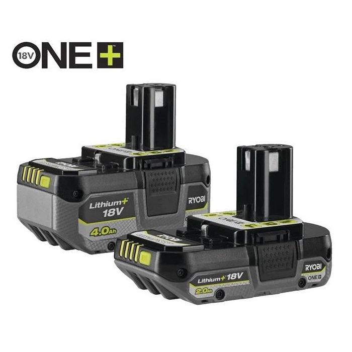 Акумулятор до електроінструменту Ryobi ONE+ RB18242X, 18V, 1×2Ah, 1×4Ah (5133005509)