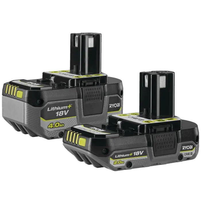 Аккумулятор к электроинструменту Ryobi ONE+ RB18242X, 18V, 1×2Ah, 1×4Ah (5133005509)