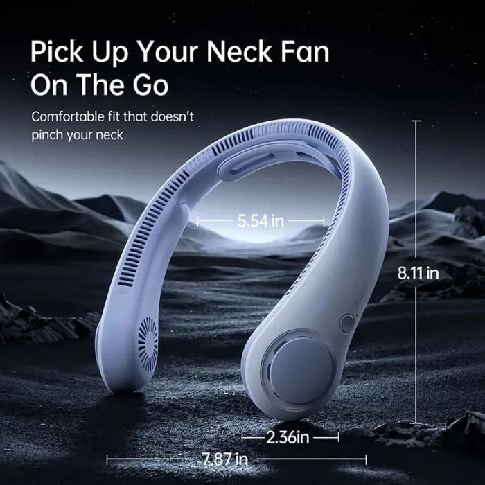 Вентилятор Jisulife Neck Fan Life4 blue зображення 6
