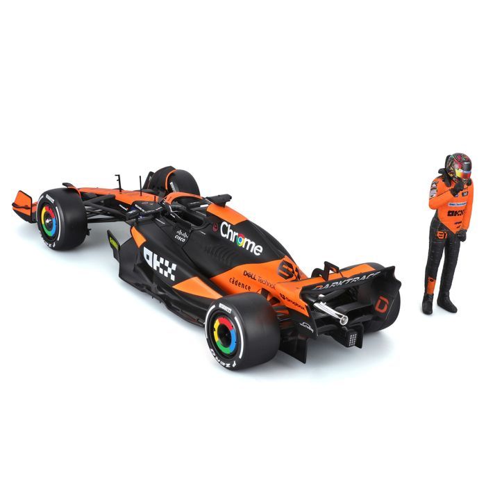 Масштабна модель автомобіля Bburago Автомодель з фігуркою - McLaren MCL38, 1:24 (18-28040) зображення 12