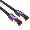Патч-корд 15м, UTP cat 7 RJ-45 flat black Vention (ICABN) изображение 2