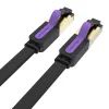 Патч-корд 15м, UTP cat 7 RJ-45 flat black Vention (ICABN) изображение 3