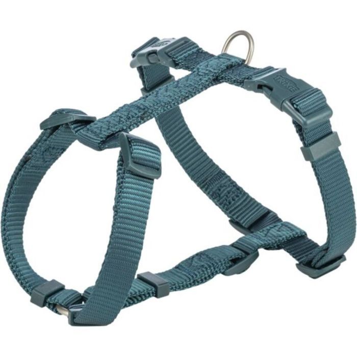 Шлей для собак Trixie Premium H-harness XS-S 30-44 см/10 мм сине-зеленое (4053032672932)