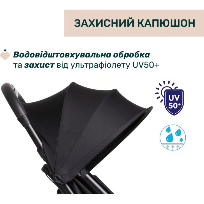 Коляска Chicco Urbino Чорна (8058664182015) (87138.95) изображение 3