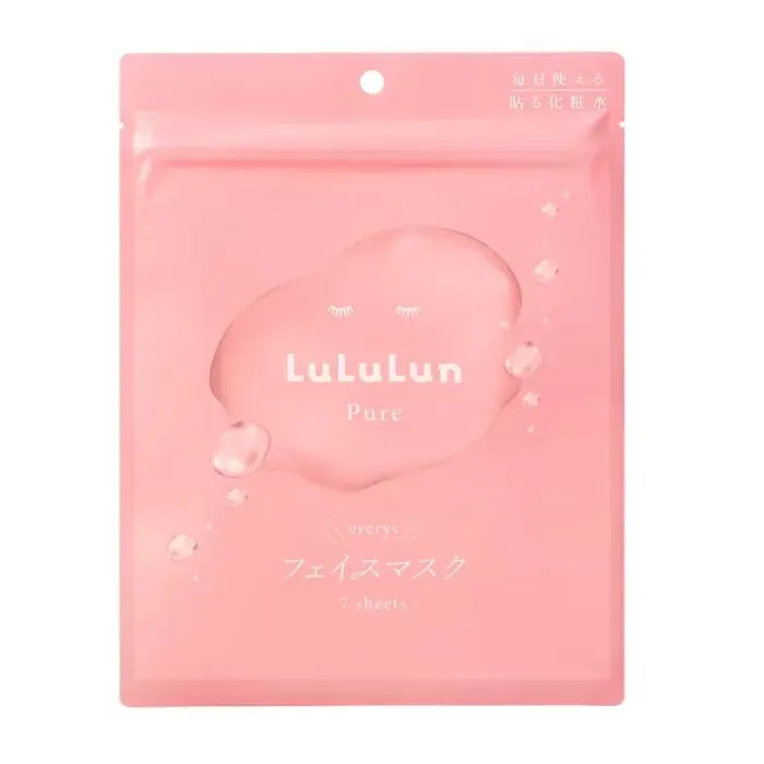 Маска для лица Lululun Pure Everys Face Mask Увлажняющая 7 шт. (4580794010646)