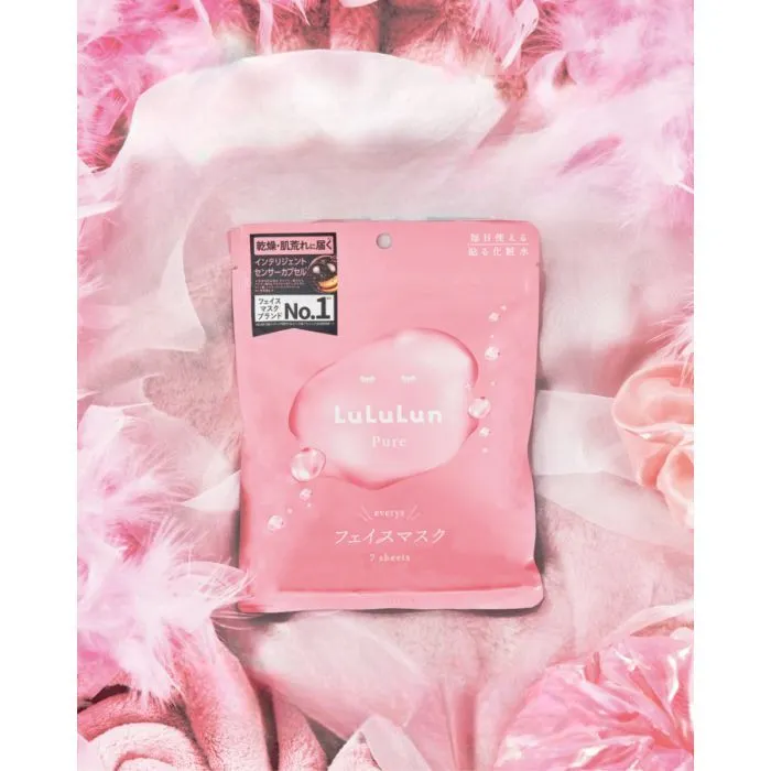 Маска для лица Lululun Pure Everys Face Mask Увлажняющая 7 шт. (4580794010646) изображение 3