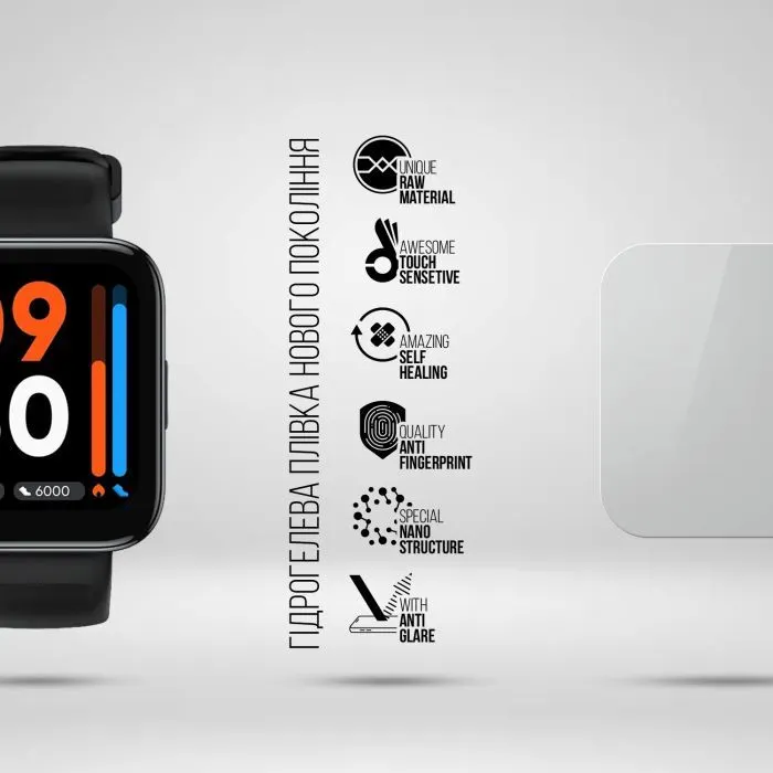 Плівка захисна Armorstandart Matte hydrogel Realme Watch 3 6 pcs (ARM92083) зображення 2