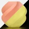 Пластик для 3D-принтера Bambu Lab PLA Glow-in-the-Dark 1kg Orange (A12-A0-1.75-1000-SPL) зображення 2