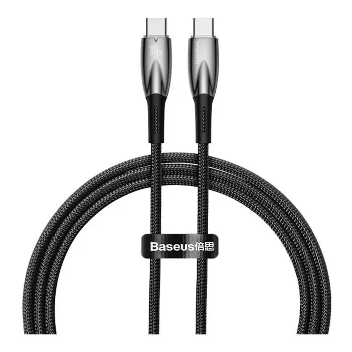 Дата кабель USB-C to USB-C 1.0m 100W white Baseus (CADH000702)