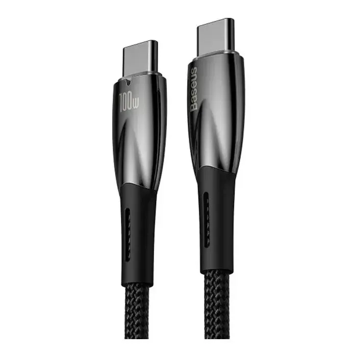 Дата кабель USB-C to USB-C 1.0m 100W black Baseus (CADH000701) изображение 2