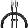 Дата кабель USB-C to USB-C 1.0m 100W black Baseus (CADH000701)