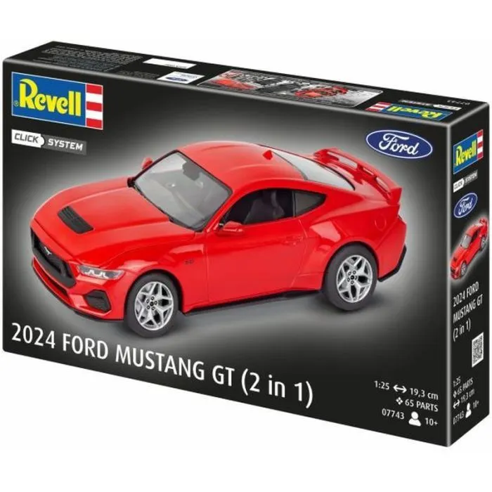 Сборная модель Revell модель автомобиль Ford Mustang GT 2024, уровень 2, 1:25 (RVL-07743)