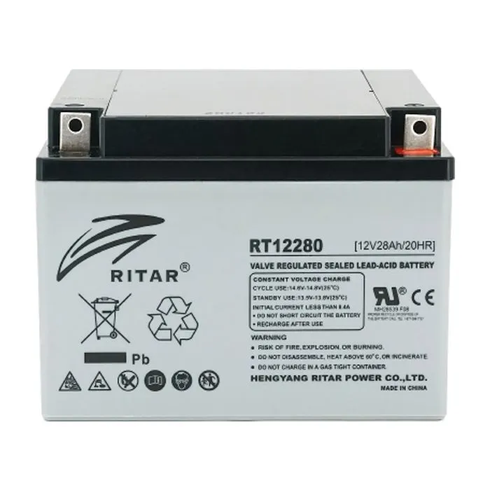 Батарея до ДБЖ Ritar RT12280 L5, 12V 28Ah (RT12280 L5) зображення 2