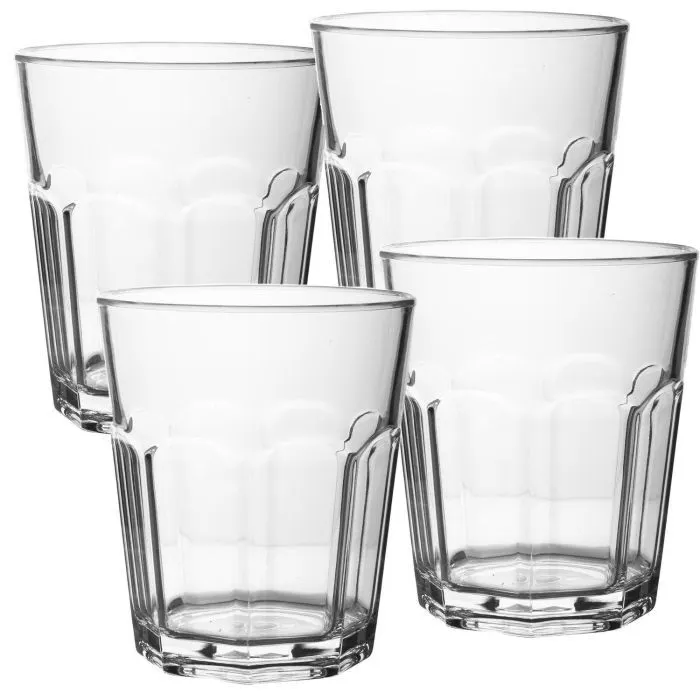 Набор стаканов Gimex для пікніка Water Glass Solid 4 Pieces 200 ml (6968914) (DAS303883)