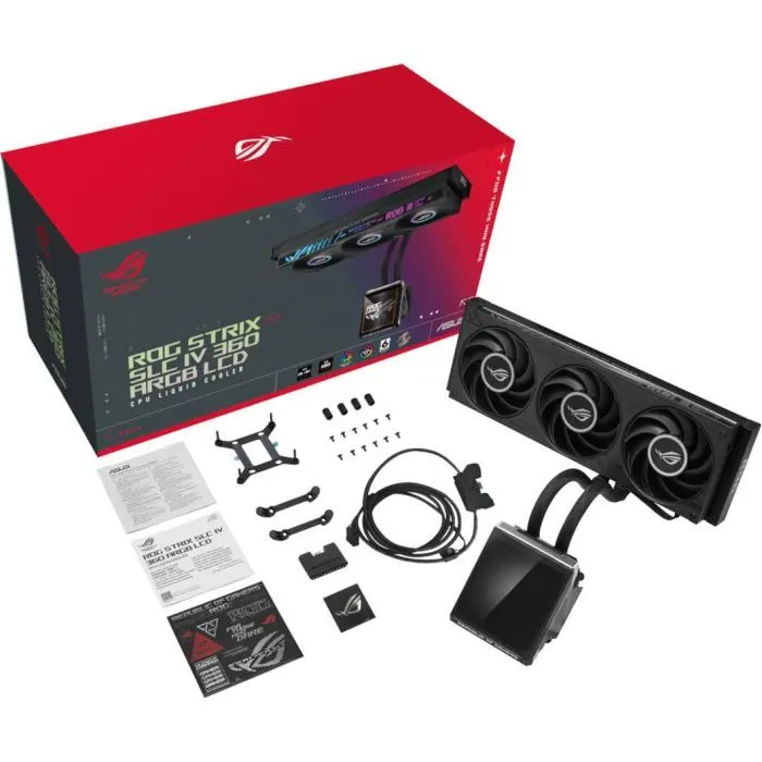 Система жидкостного охлаждения ASUS ROG STRIX SLC IV 360 ARGB LCD (90RC01S1-B0EAY0) изображение 8