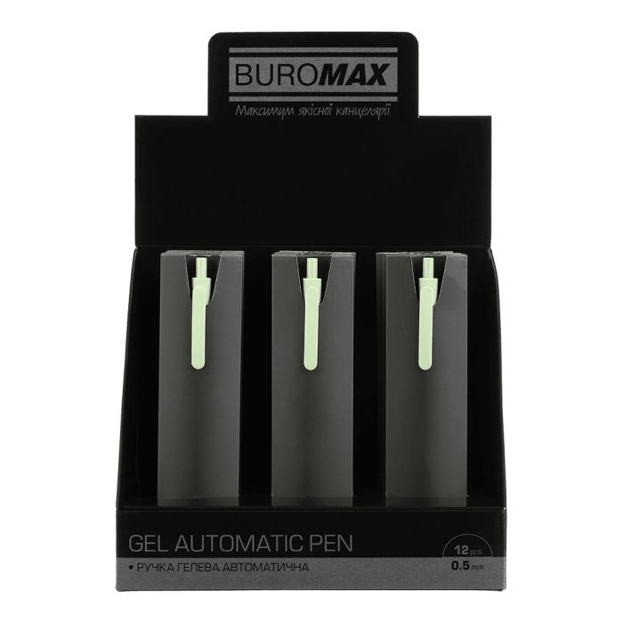 Ручка гелева Buromax автоматична MIST, 0,5 мм, сині чорнила, лаванда (BM.83103-39) зображення 5