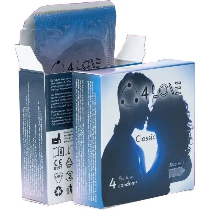 Презервативи 4Love Classic 4 шт. (4770416004867) зображення 2