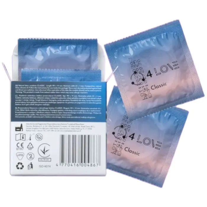 Презервативи 4Love Classic 4 шт. (4770416004867) зображення 3
