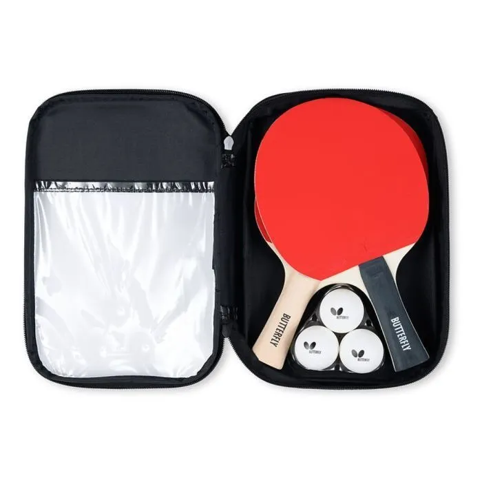 Комплект для настольного тенниса Butterfly Racket Set Easy 2 Bats 3 Balls (6257623202) (932197) изображение 3