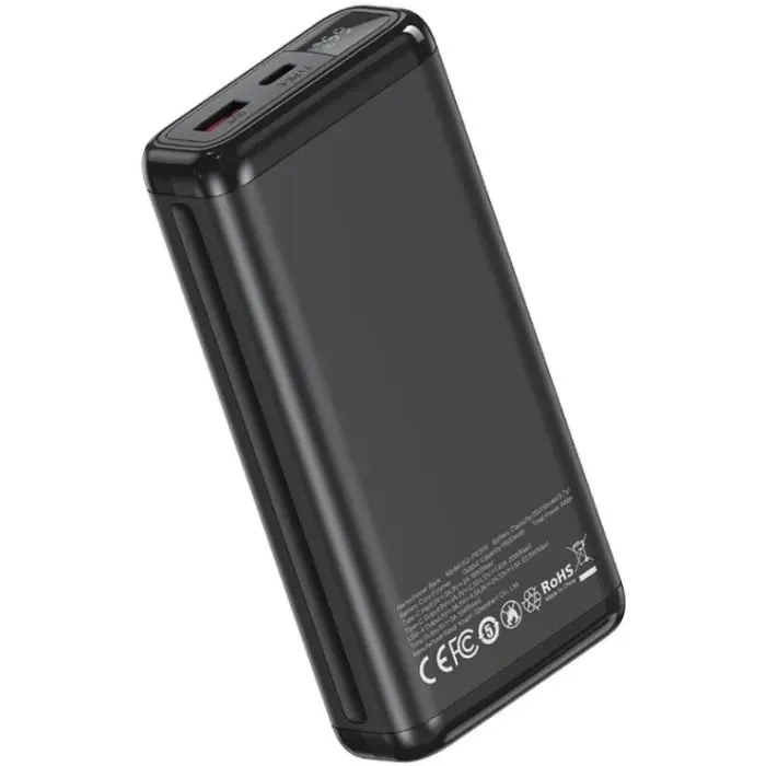 Батарея универсальная XO 20000mAh, 22.5W, black (XO-PB309-BK) изображение 3