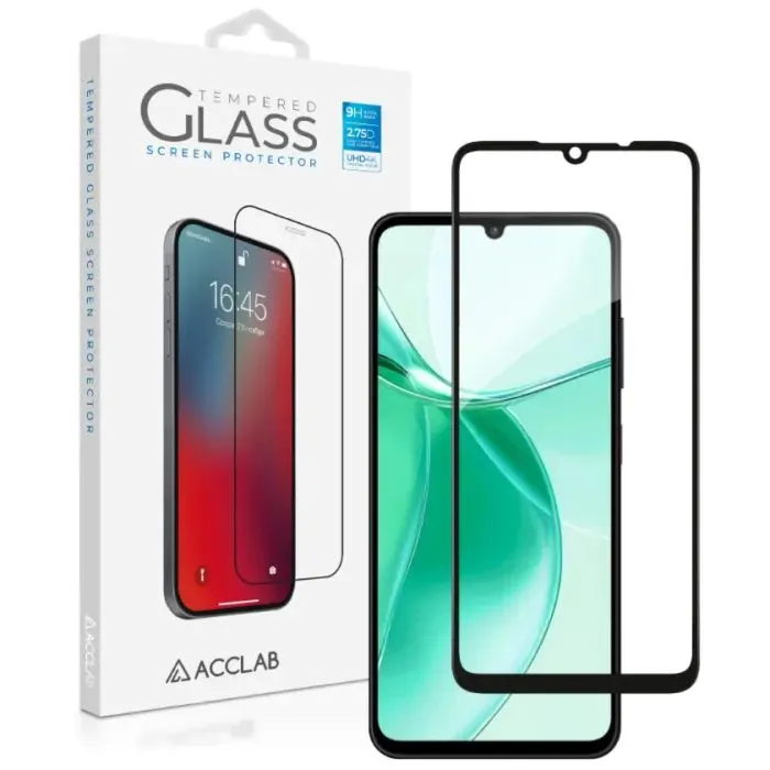 Стекло защитное ACCLAB Full Glue ESD ZTE Blade A56 Black (1283126635649) изображение 2
