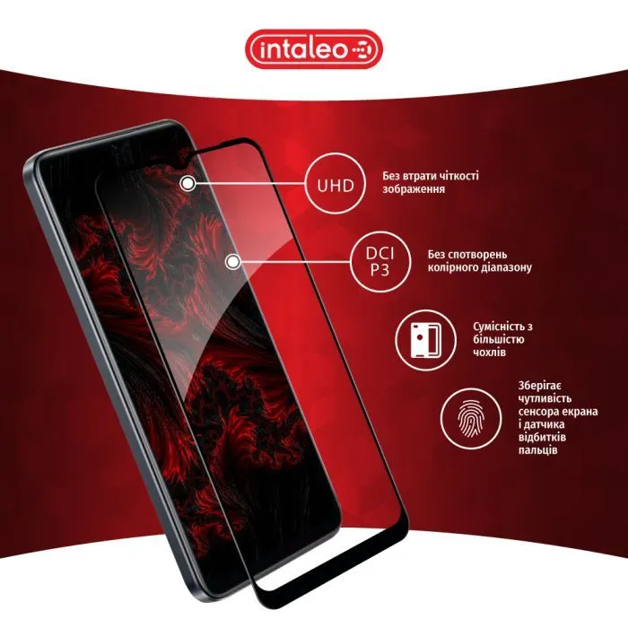 Скло захисне Intaleo Full Glue Realme 10 5G Black (1283126551529) зображення 4