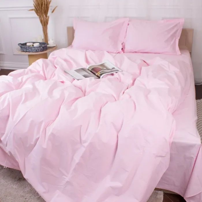 Постільна білизна MirSon Poplin Line 018 Powdery 200 x 220 (2200006278306)