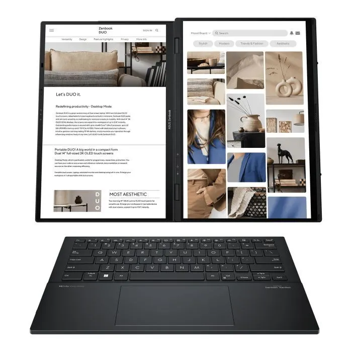 Ноутбук ASUS Zenbook DUO UX8406CA-QL366W (90NB14X1-M00N20) зображення 2