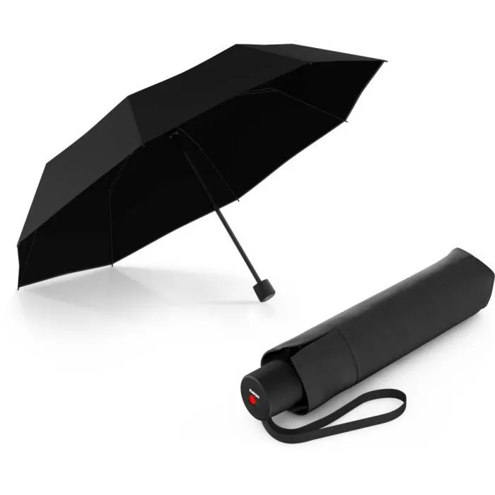 Зонт Knirps A.050 Black Black HeatShield механічна, складана (Kn95-7051-10002)